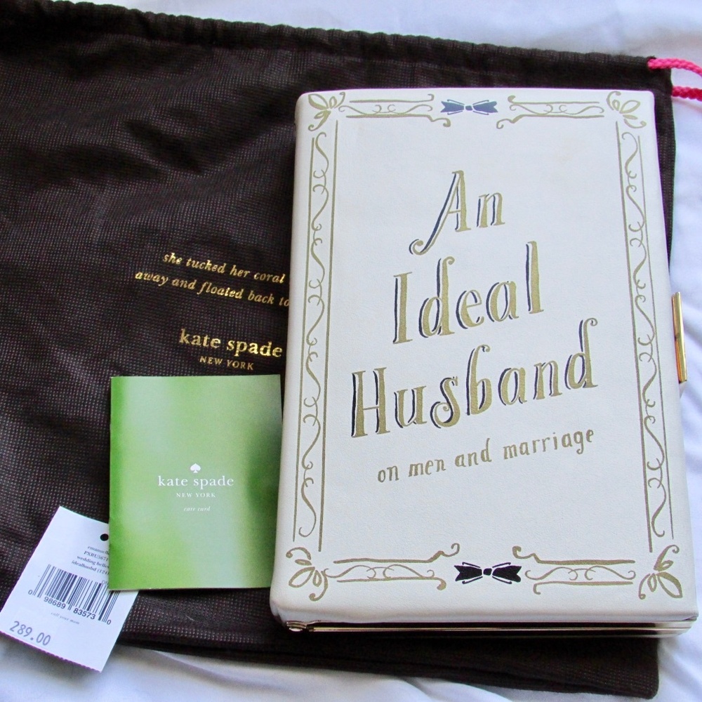Kate Spade An Ideal Husband Book Clutch